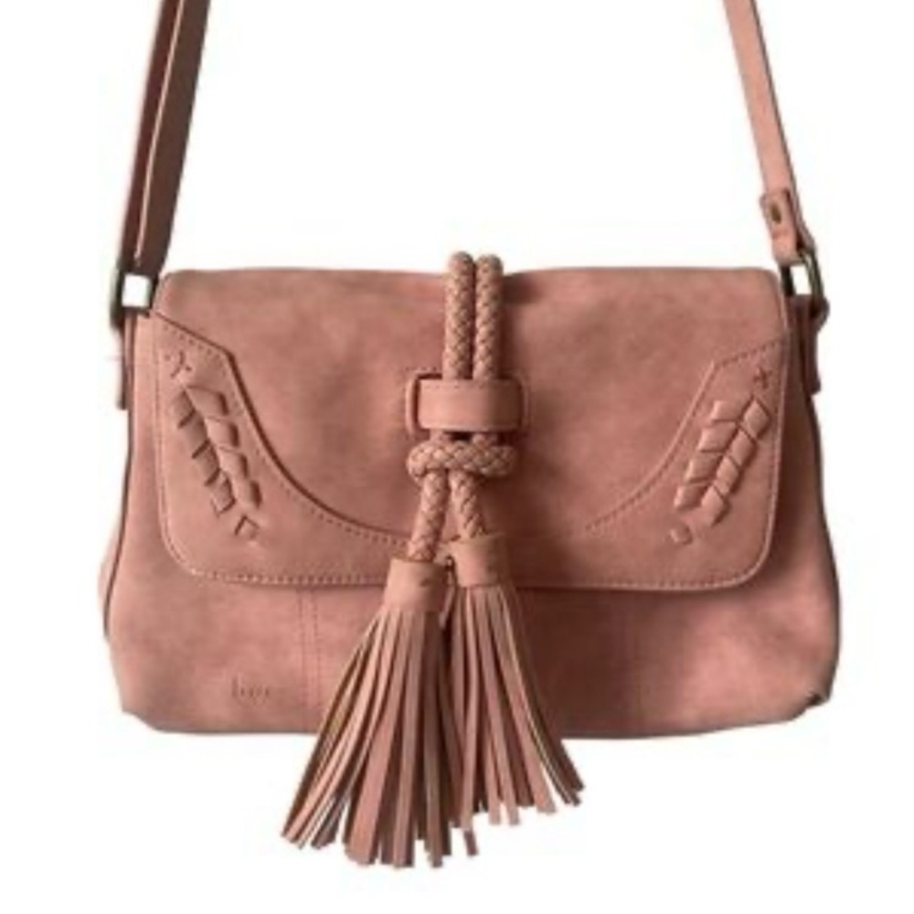 B.O.C. Tan Leather Crossbody purse